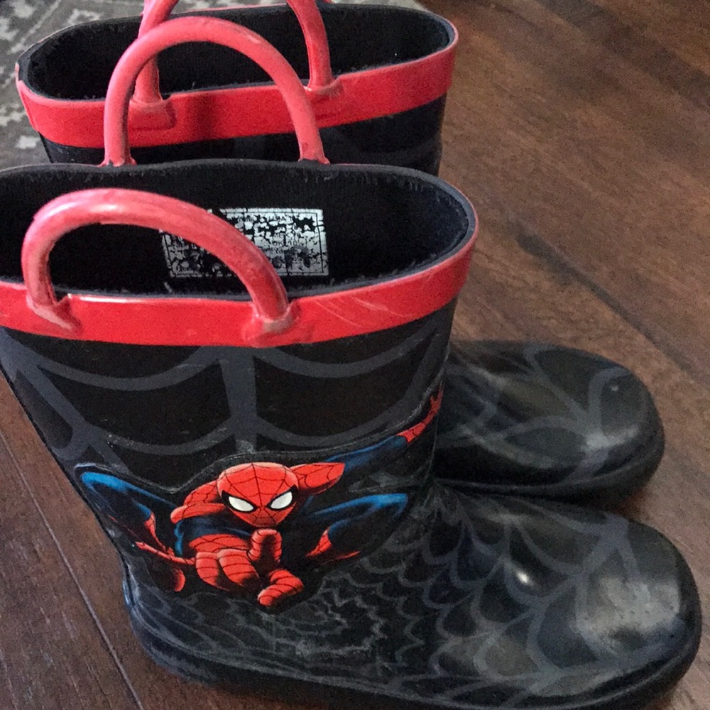 Spider Man Rain boots - Size 11